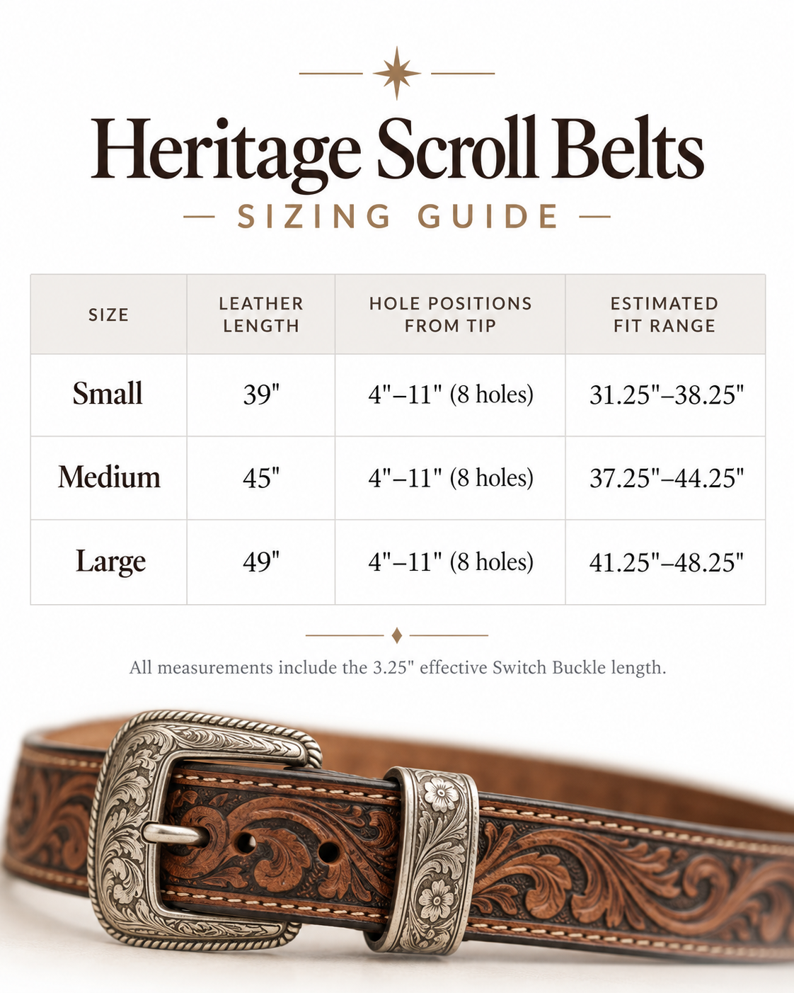 Heritage Scroll Belt