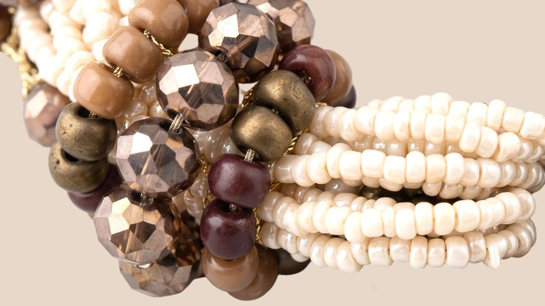 A close crop of a jewelry texture filling the frame.