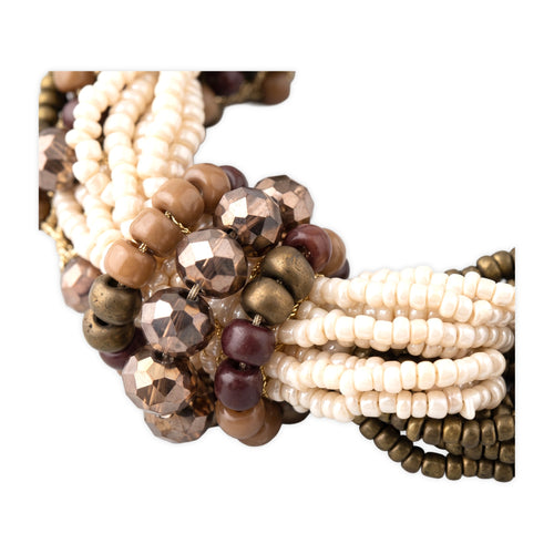 Close-up of the pendant on Desert Dusk Layered Necklace.​