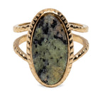 Front view of Desert Stone Ring — Agate.​