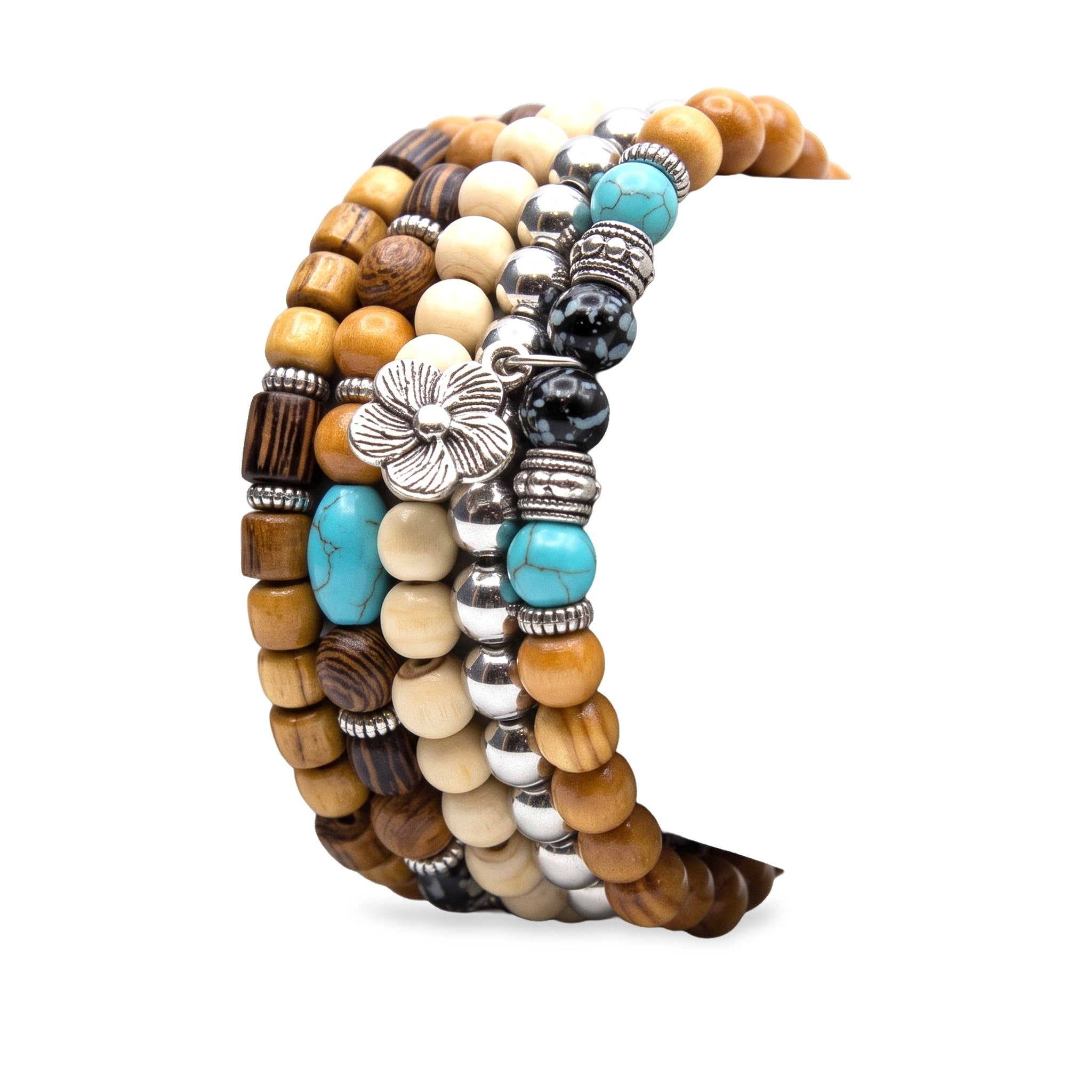 Side profile of Mesa Ridge Bracelet Set.​