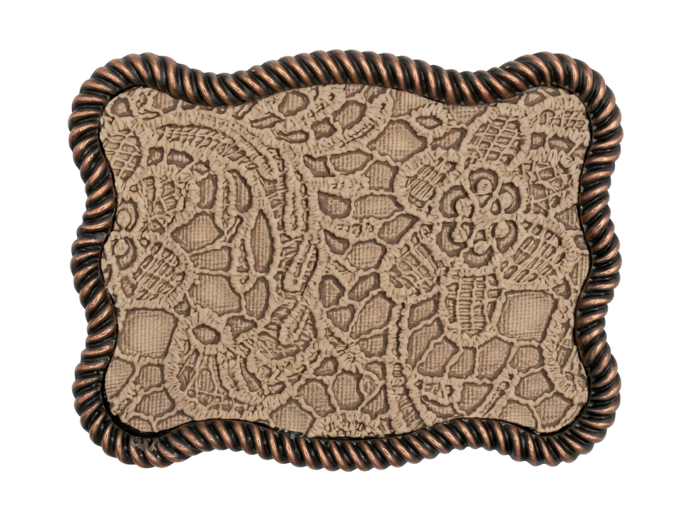 Leathered Lace — Tan (Copper)