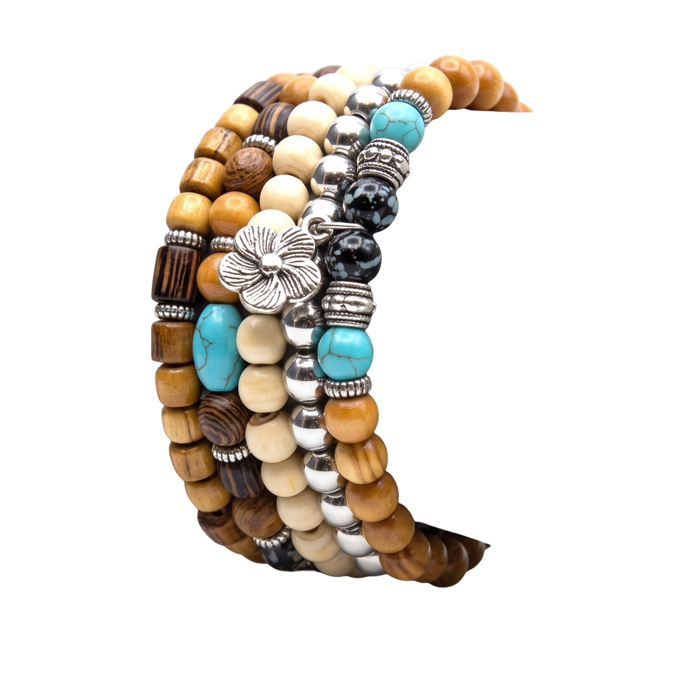 Side profile of Mesa Ridge Bracelet Set.​