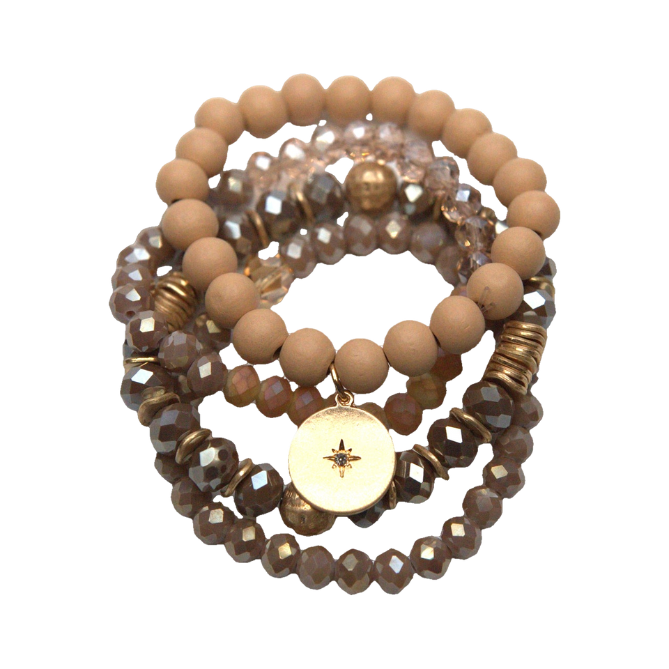Top view of Sandstone Luxe Stack.​