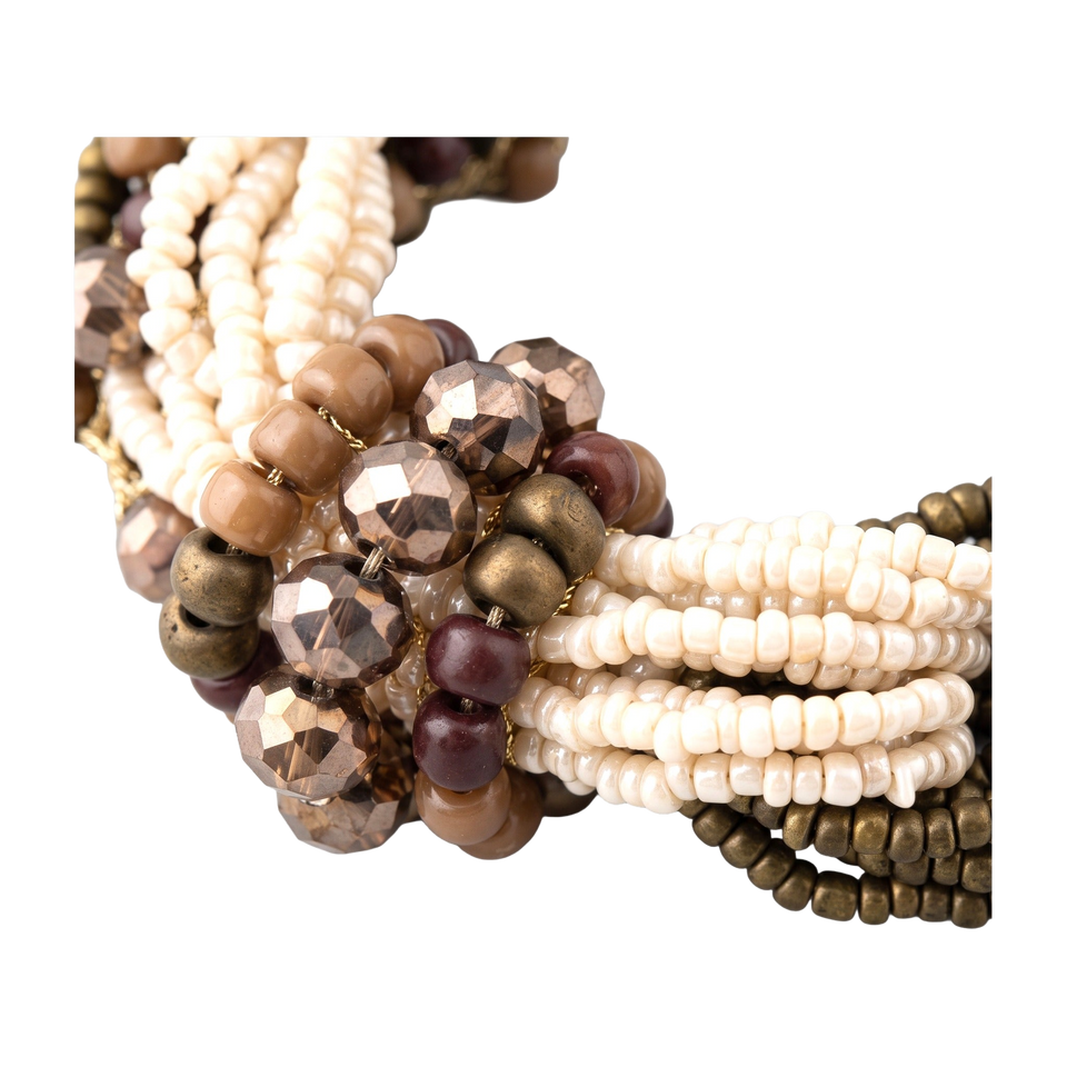 Close-up of the pendant on Desert Dusk Layered Necklace.​
