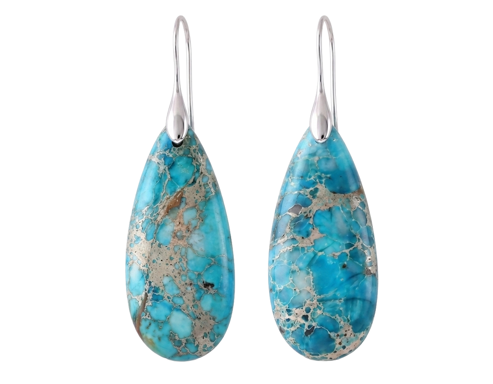 Mesa Teardrop Stone Earrings