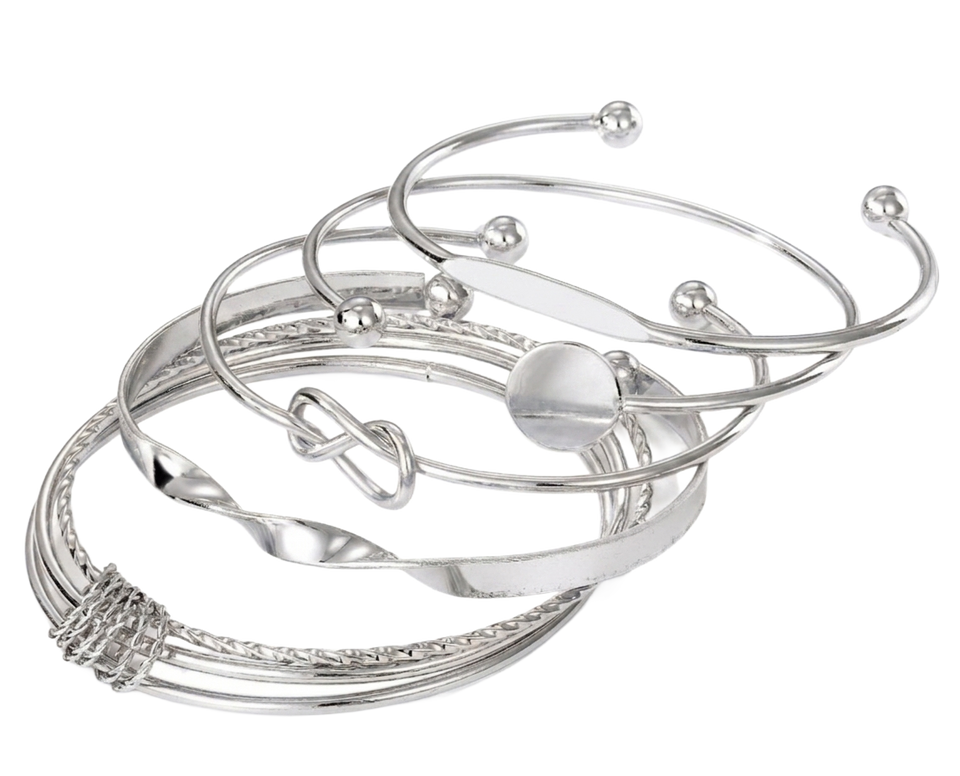 Bandera Stackable Bangle Bracelet Set
