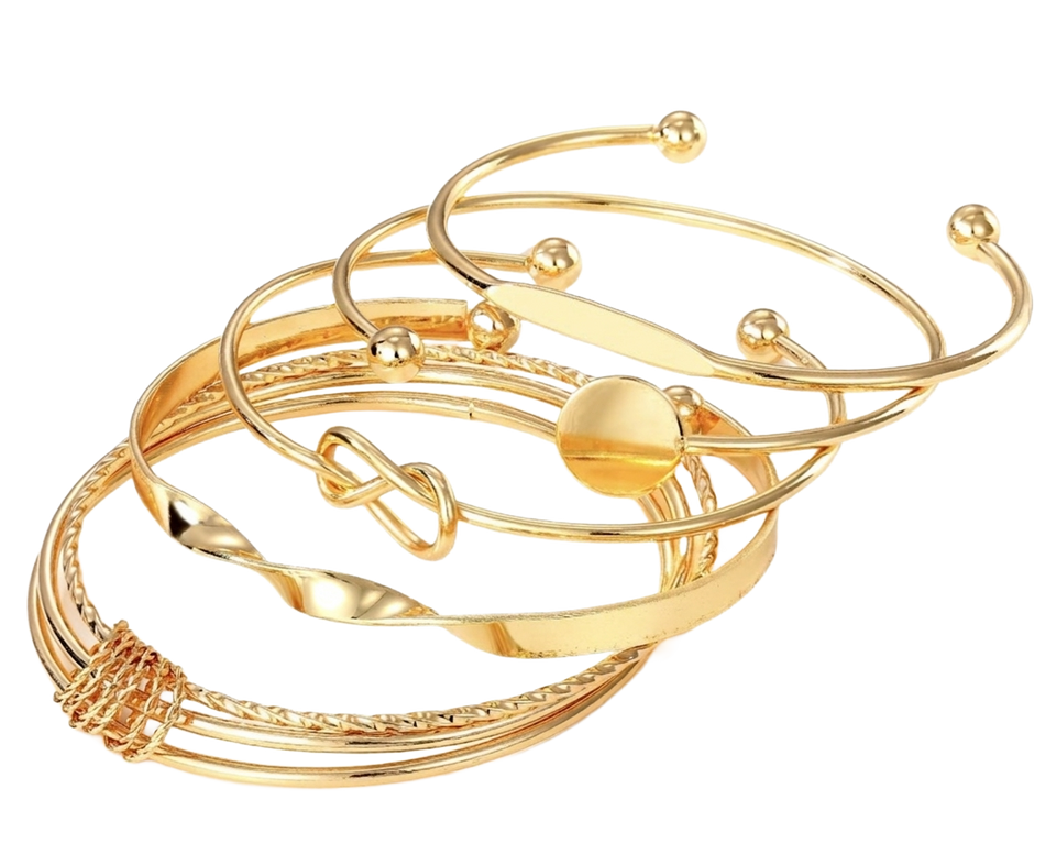 Bandera Stackable Bangle Bracelet Set